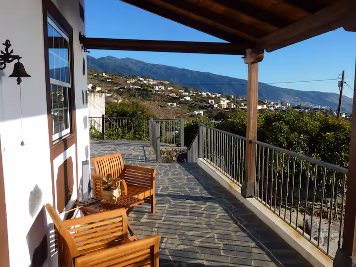 Terraza de la vivienda